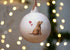 Labrador Chocolate Ceramic Round Bauble